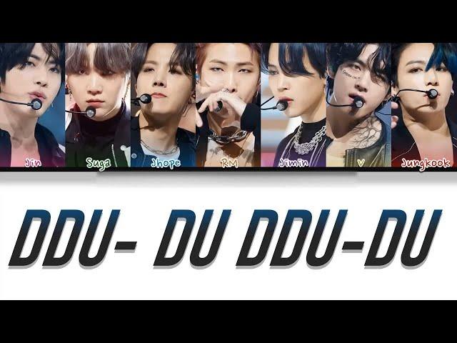 How Would BTS sing DDU-DU DDU-DU' BY BLACKPINK (FANMADE)