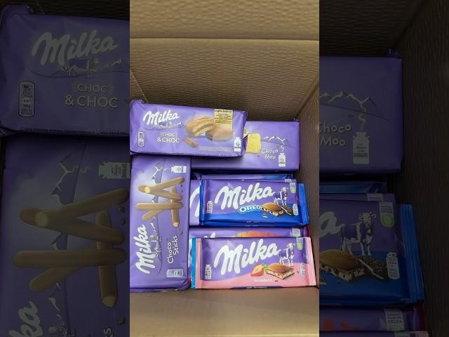 Let’s pack Rachel’s MASSIVE Milka order! #shorts