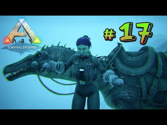 ARK Survival Evolved на карте Ragnarok -Приручила  Ихтиорниса и Барионикса - (17)