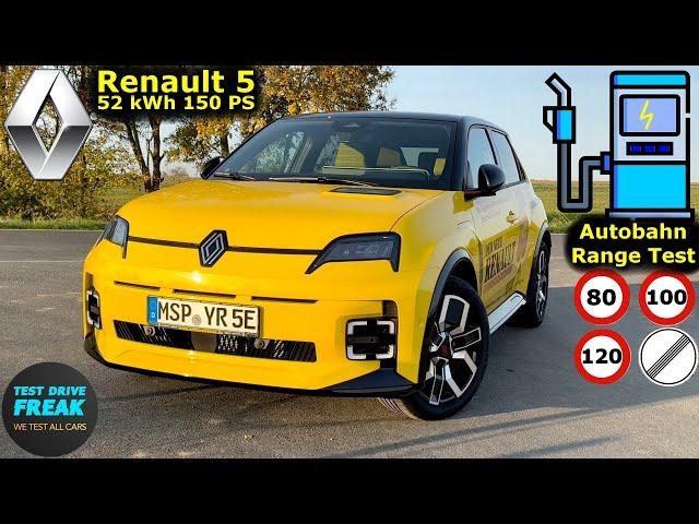 2024 Renault 5 E-Tech 150 PS Electric TEST DRIVE | Range & Autobahn Electric Consumption Review