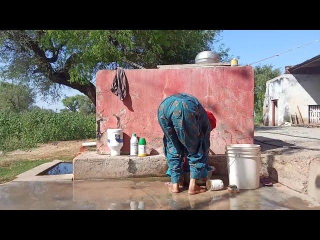 cleaning vlog salwar suit cleaning  vlog bathing vlog hot vlog Desi cleaning vlog