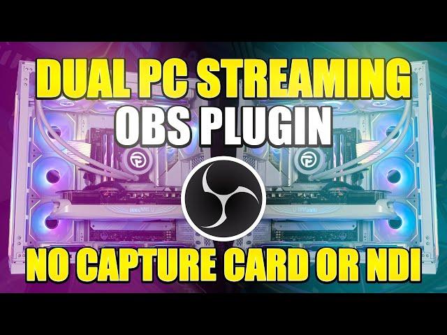 HOW TO DUAL PC STREAM WITHOUT A CAPTURE CARD OR NDI! | OBS TELEPORT