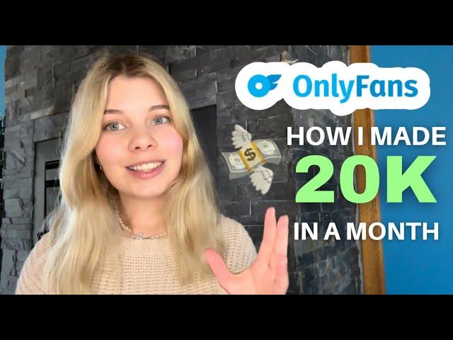 I made 20K in a MONTH on OnlyFans - tips and tricks (PPVs, taxes, equipment, starting off, advice)