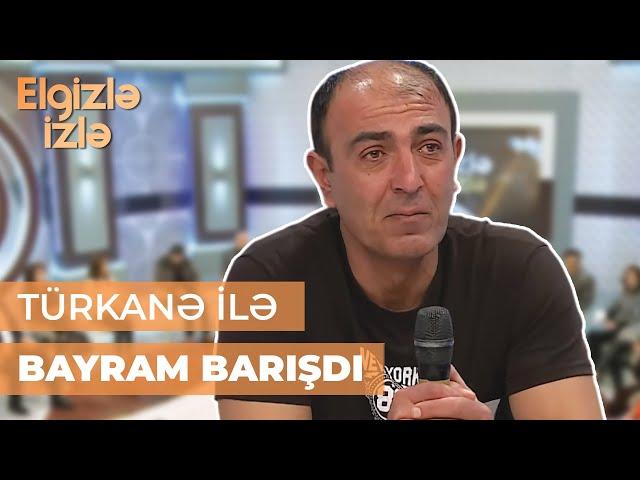 Elgizlə izlə | Bayram canlı efirdə həyat yoldaşına söz verdi | İşləyib ailəmə baxacam