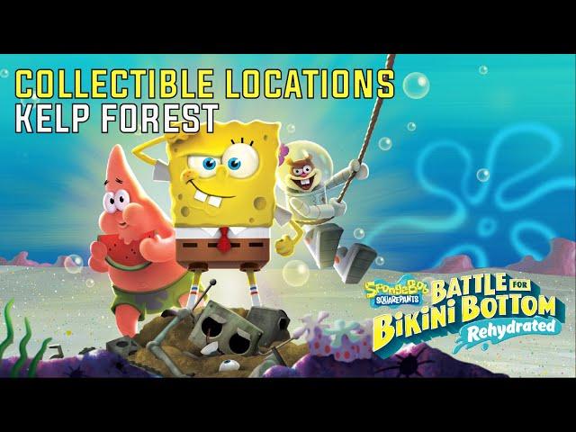 Kelp Forest Collectible Locations - Spongebob Battle for Bikini Bottom Rehydrated