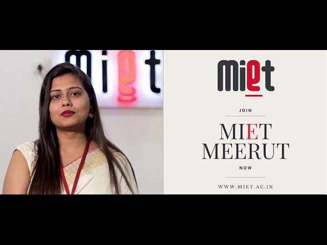 Renowned Faculties From IITs & NITs at MIET Meerut | Top Class Educational Institution in NCR | MIET