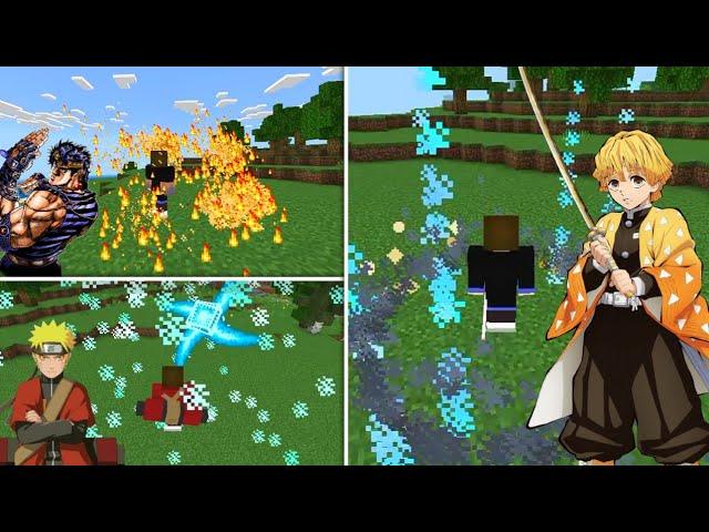 ADDON WAY OF THE HERO V1 | Anime Crossover Addon MCPE 1.19.30+