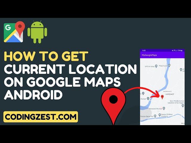 How to Get Current Location on Google Map in Android Studio | Step by Step Google Maps Tutorial