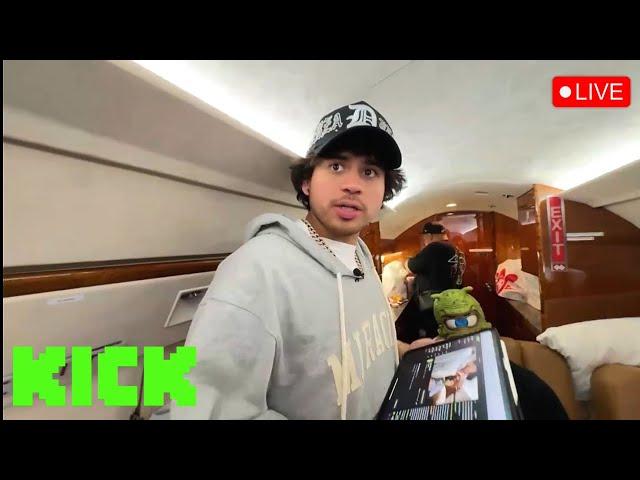 Jesus Ortiz Paz (JOP) Private Jet KICK FULL Live Stream #2