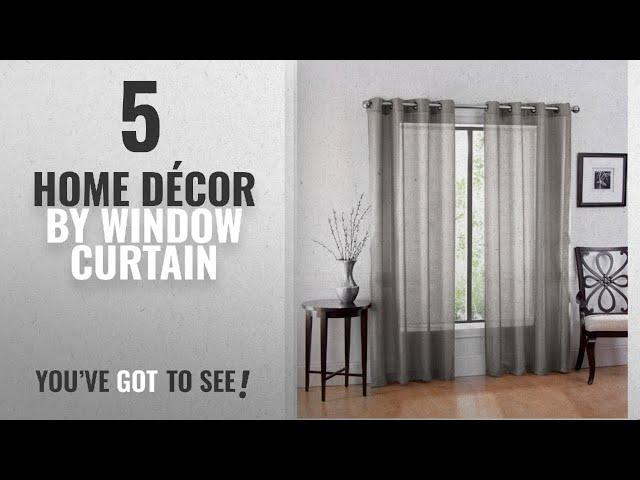 Top 10 Home Décor By Window Curtain [ Winter 2018 ]: Ruthy's Textile 2 Piece Window Sheer Curtains