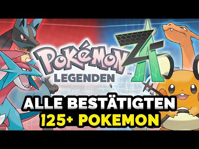 ALLE 125+ Pokémon für Legenden Z-A die bisher BESTÄTIGT sind! - Das März Pokédex Update