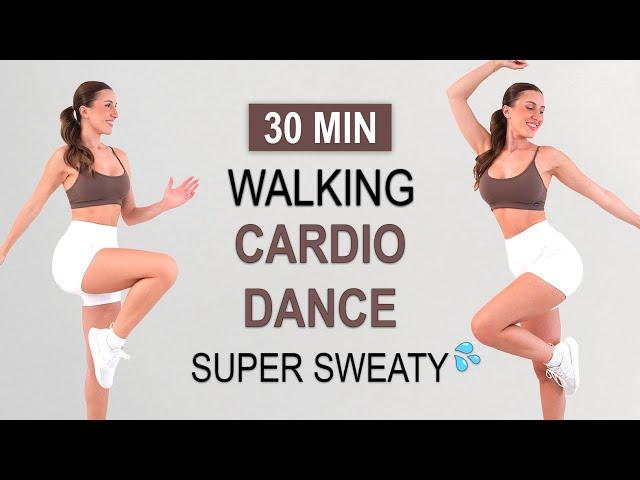 30 MIN SWEATY WALKING - DANCE Workout | Full Body Fat Burn | Walk your Weight Off | No Repeat