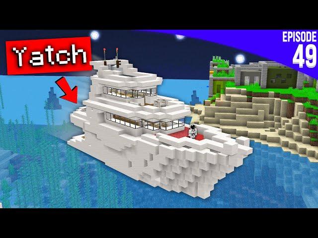 J'ai construit un Yacht de luxe 100% fonctionnel ! - Episode 49 | Minecraft Moddé S6