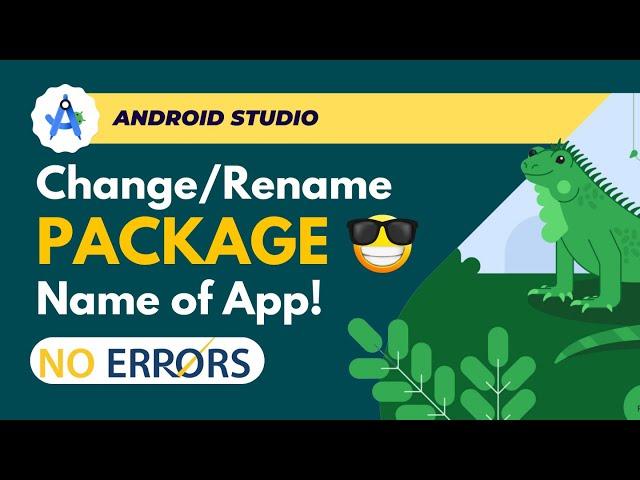 How to change/rename PACKAGE name of Android studio project - Codecanyon rename project - No Errors!