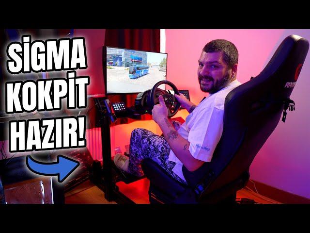 Sigma Simulasyon Kokpiti Yaptım! T300RS GT + TH8A | ETS2 ve Assetto Corsa Tam Çıldırmalık!