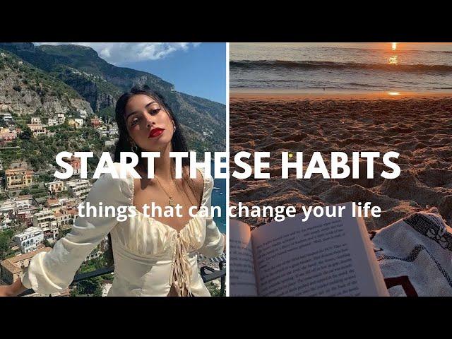 start these habits