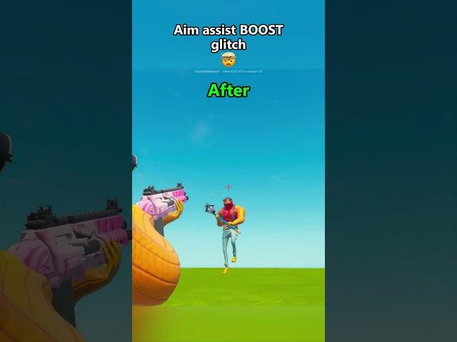 BOOST aim assist #lollifn #fortnite #crosshairx