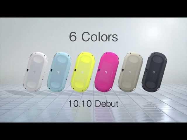 new PS Vita "Lite, Slim, 6 Different Colors" TV Spot Japan