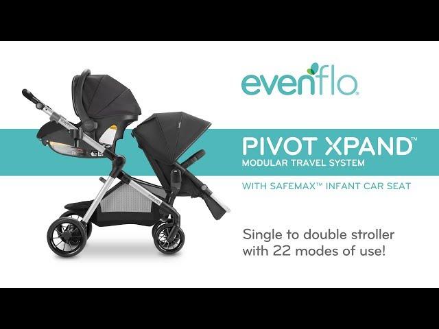 Evenflo Pivot Xpand™ Modular Travel System with SafeMax™ Infant Car Seat | Product Tour