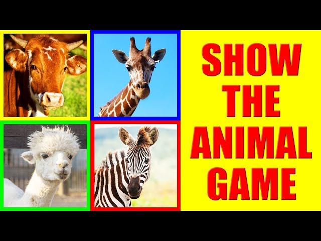 Show me the Hoofed Animals Game for Kids - Where is the Animal?