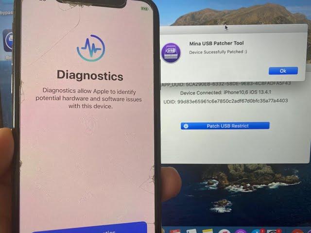 minaUSB passcode Restricted jailbreak Patcher for iOS13.4 and up