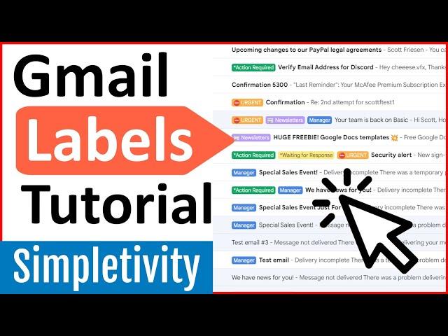 How to use Gmail Labels - Tutorial for Beginners