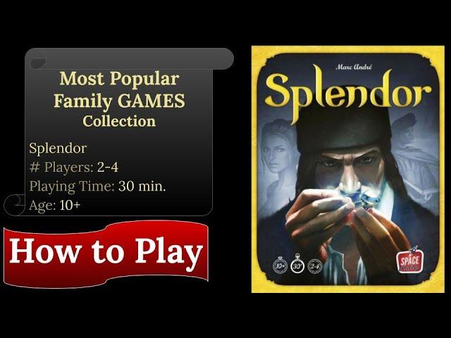 Splendor: How to Play