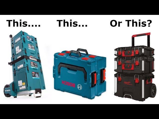 Bosch, Makita or Milwaukee tool storage, what do you think is best?