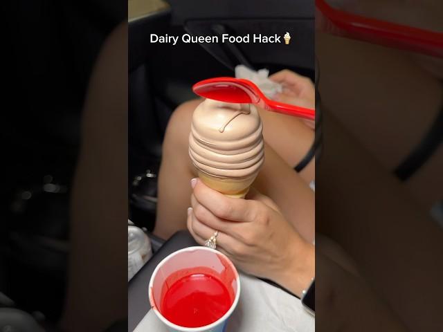 Eating Dairy Queen’s NEW Chocolate Dipped Ice Cream Food Hack!