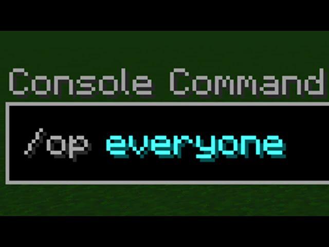 I abused every command in Minecraft…