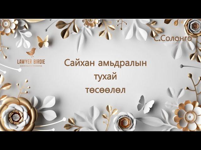 "Сайхан амьдралын тухай төсөөлөл" Эссэ