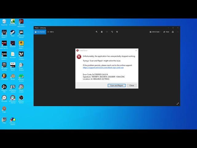 How To Fix Fatal Error Error Code 0xC0000005 0x0 N For Call of Duty: Black Ops Cold War On PC