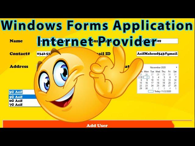 C# Windows Forms Application for Internet Provider | Multiple Forms