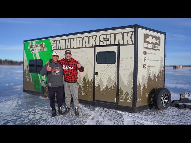 Ice Camping in Our New $70,000 Ice House!