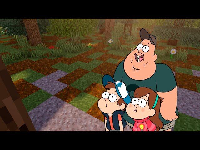 Gravity Falls in minecraft