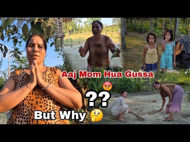 Mom got angry // Manjita got summer vacation // Cooking and Eating//