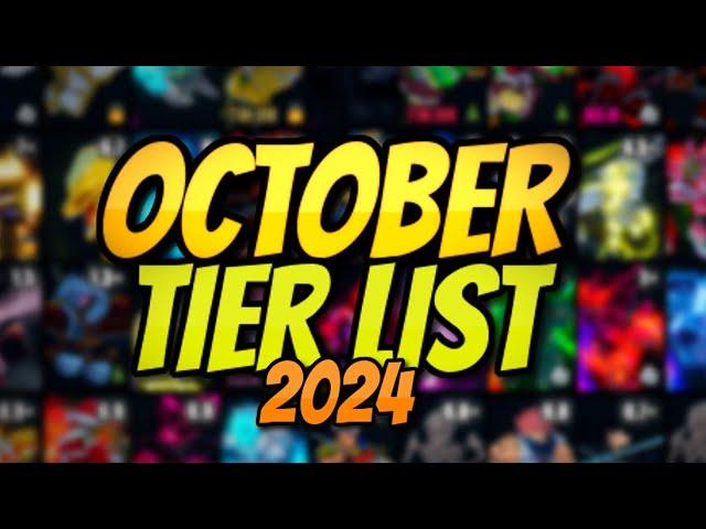 [YBA] NEW OFFICIAL YBA OCTOBER SKIN TRADING TIER LIST (OCTOBER 2024)