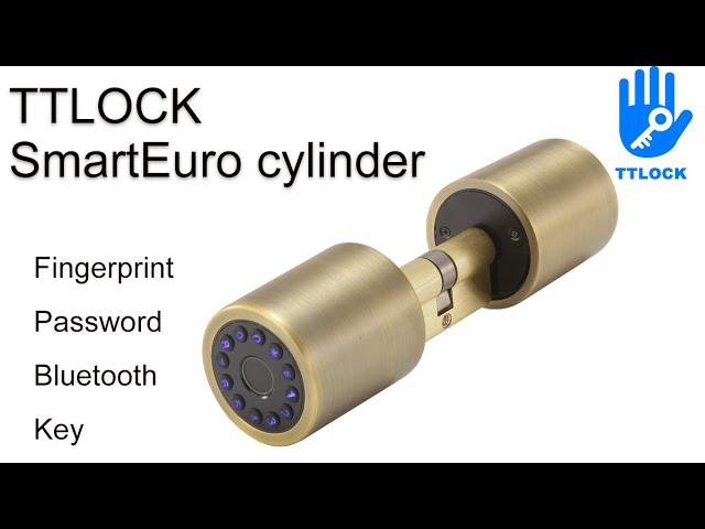 TTlock bluetooth smart euro profile lock cylinder OS103FB