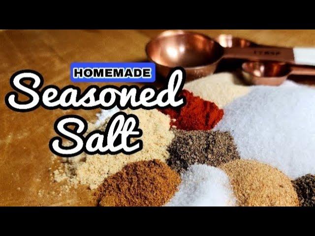 Homemade Seasoned Salt // Never buy it again ️