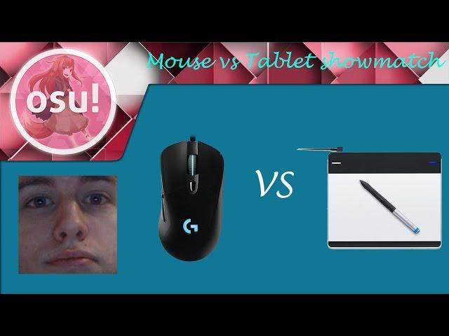 osu! showmatch Mouse vs Tablet (Cookiezi, Angelsim and others) with stream reaction!