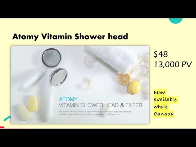 Atomy Vitamin shower head & Filter | healing shower