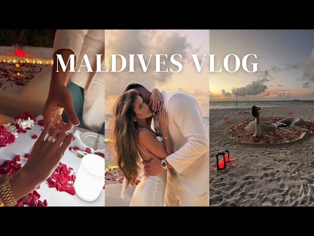 WE'RE ENGAGED!  | Maldives Vlog & The Proposal