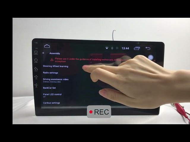 How to Operate the Steering Wheel Control on Android 12 Car Stereo？