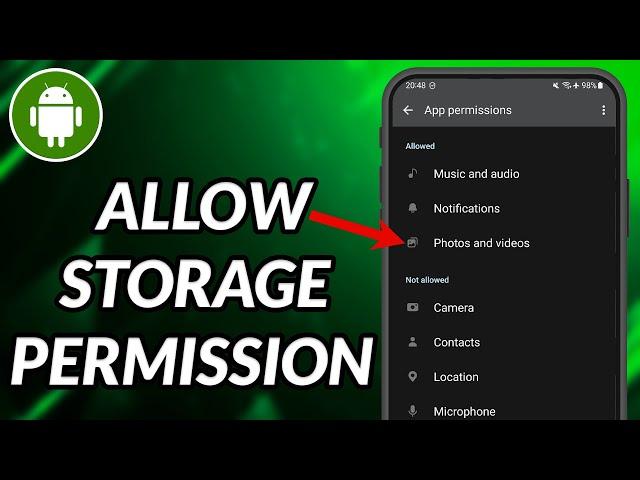 How To Allow Storage Permission In Samsung