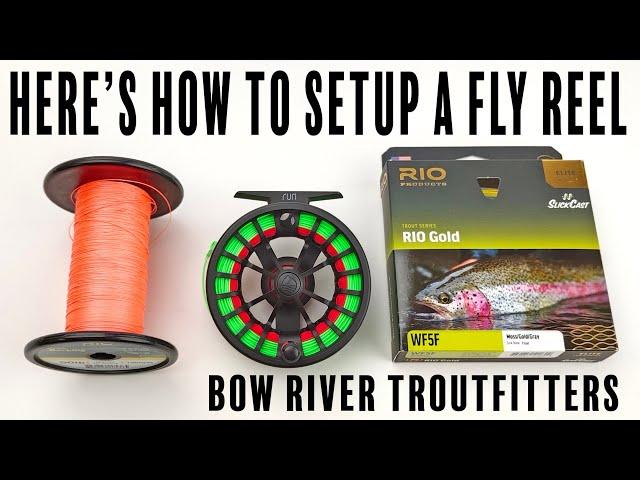 Here is how you setup a Fly Reel