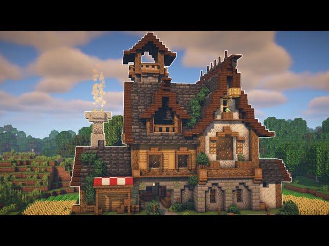 How To Build A Simple Medieval House In Minecraft