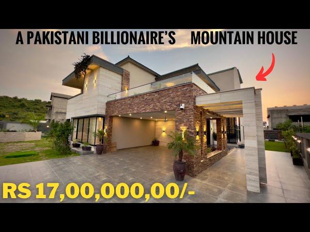 Fully-Furnished 2 Kanal Billionaire's Mountain Top House In Bahria Garden City Islamabad