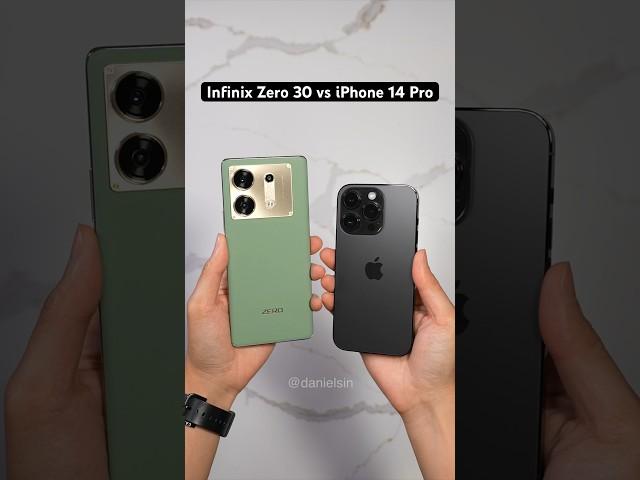 Infinix Zero 30 vs iPhone 14 Pro Camera Comparison!