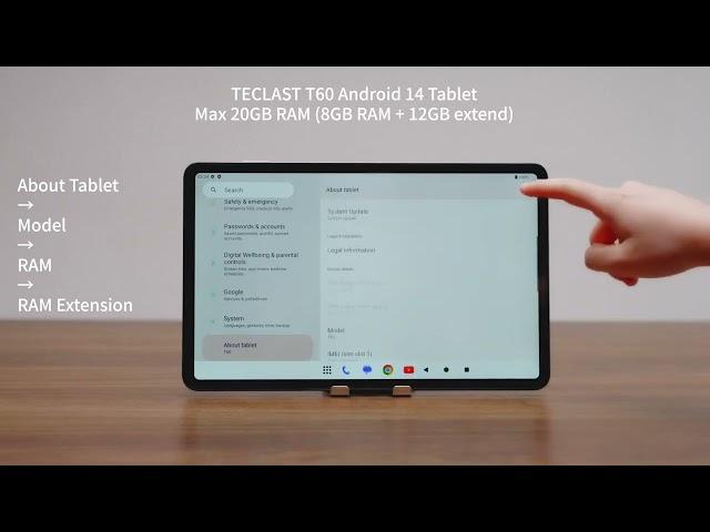 TECLAST T60 12-inch Android Tablet 20GB RAM 256GB #teclast #TeclastTablet #12inchtablet #4GLTETablet