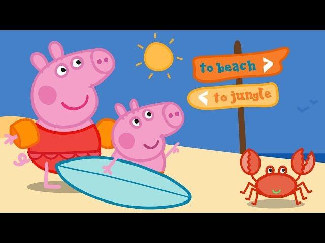 Peppa Pig Nederlands Compilatie Nieuwe Afleveringen | Op Het Strand | Tekenfilm | Peppa de Big